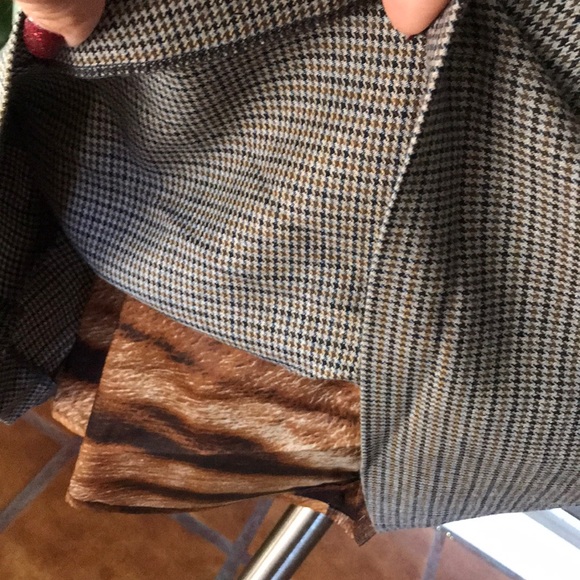 Dolce & Gabbana Houndstooth Pleated Skirt D&G - Picture 6 of 8